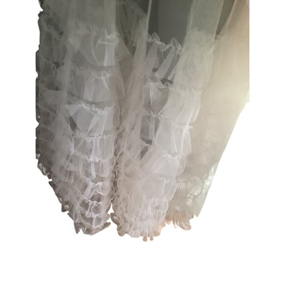 Vintage Mike Benet Formal Sleeveless Pink/ White 12 - Picture 8 of 8